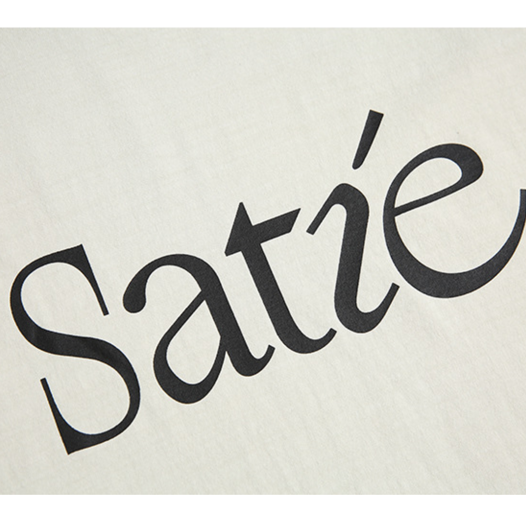 【Satie】プリント 半袖Tシャツ N405