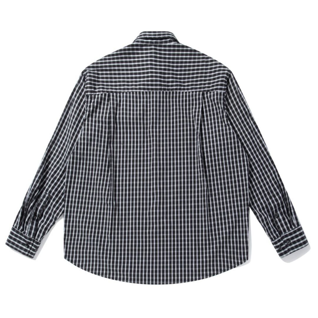 City check flap pocket shirt C209