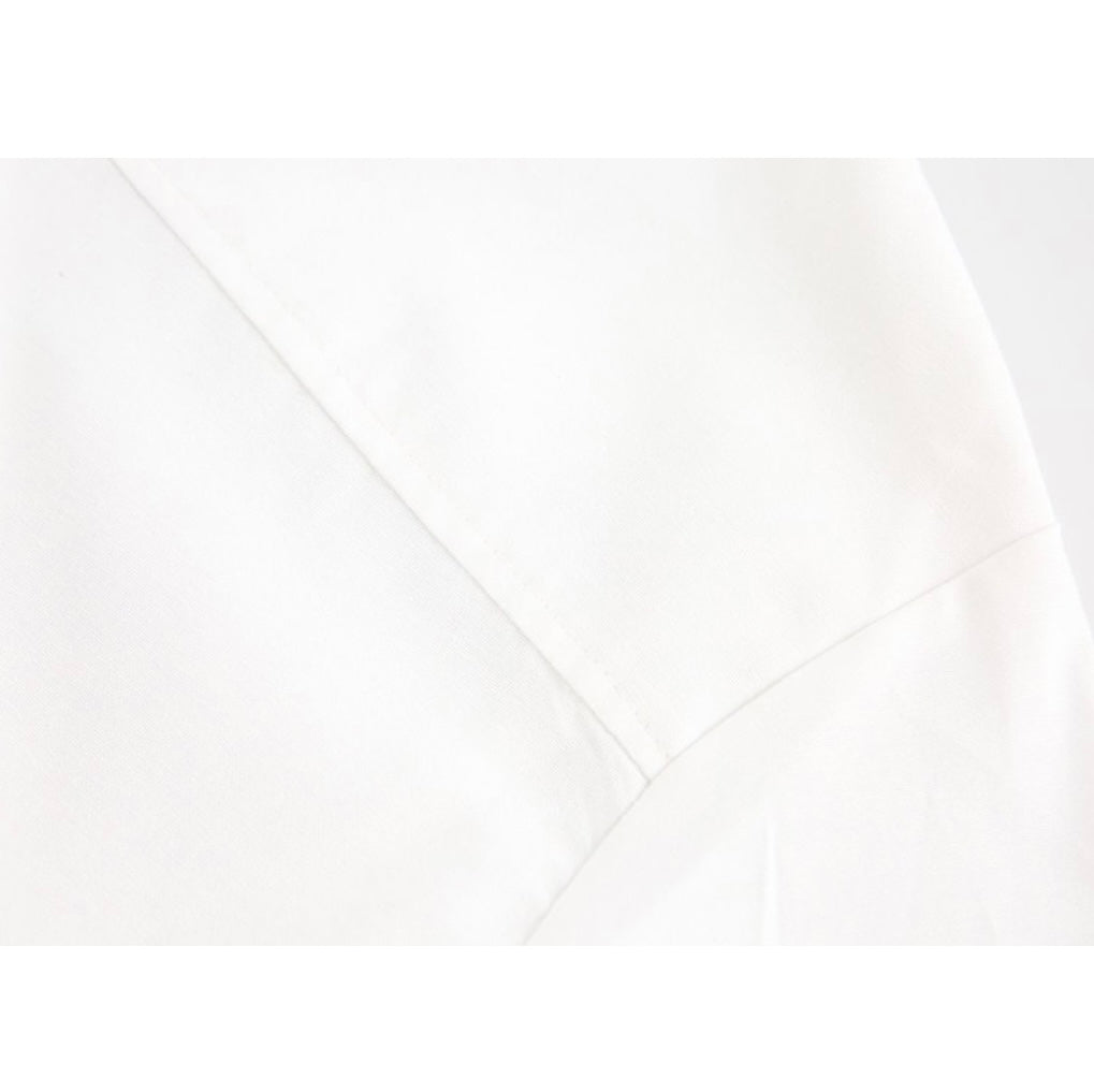 Zipper pocket broad shirt N059