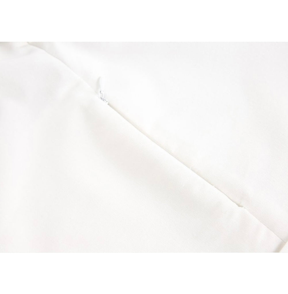 Zipper pocket broad shirt N059
