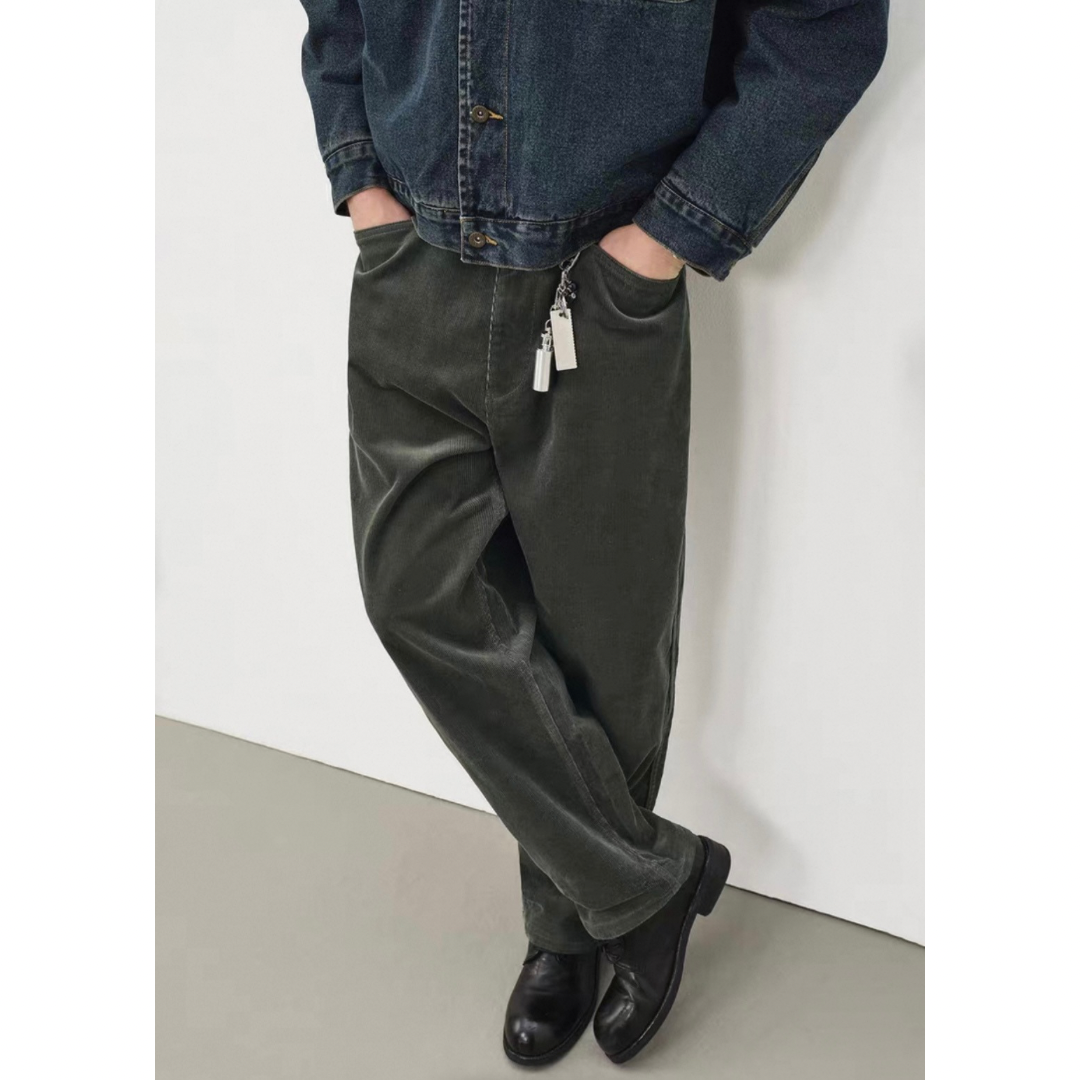 ナローコーデュロイ ストレートパンツ N783