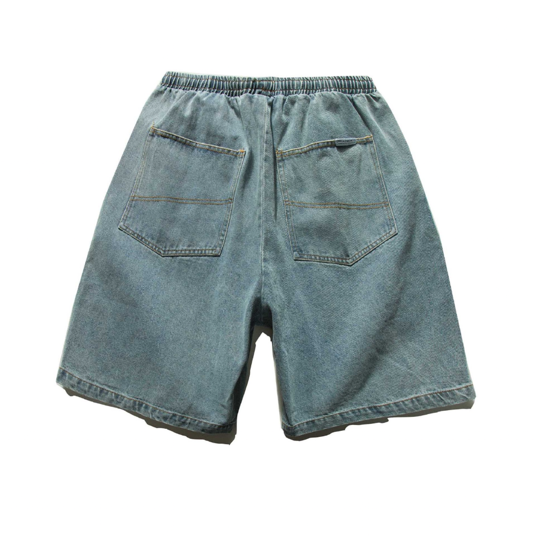 ダーティデニム ショートパンツ N350