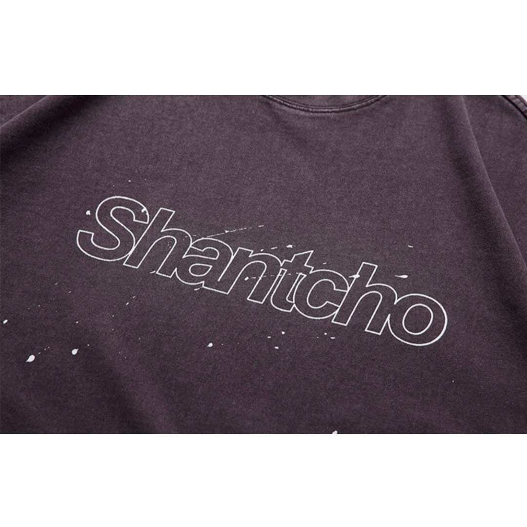 【Shantcho】ペイント フェードTシャツ N337