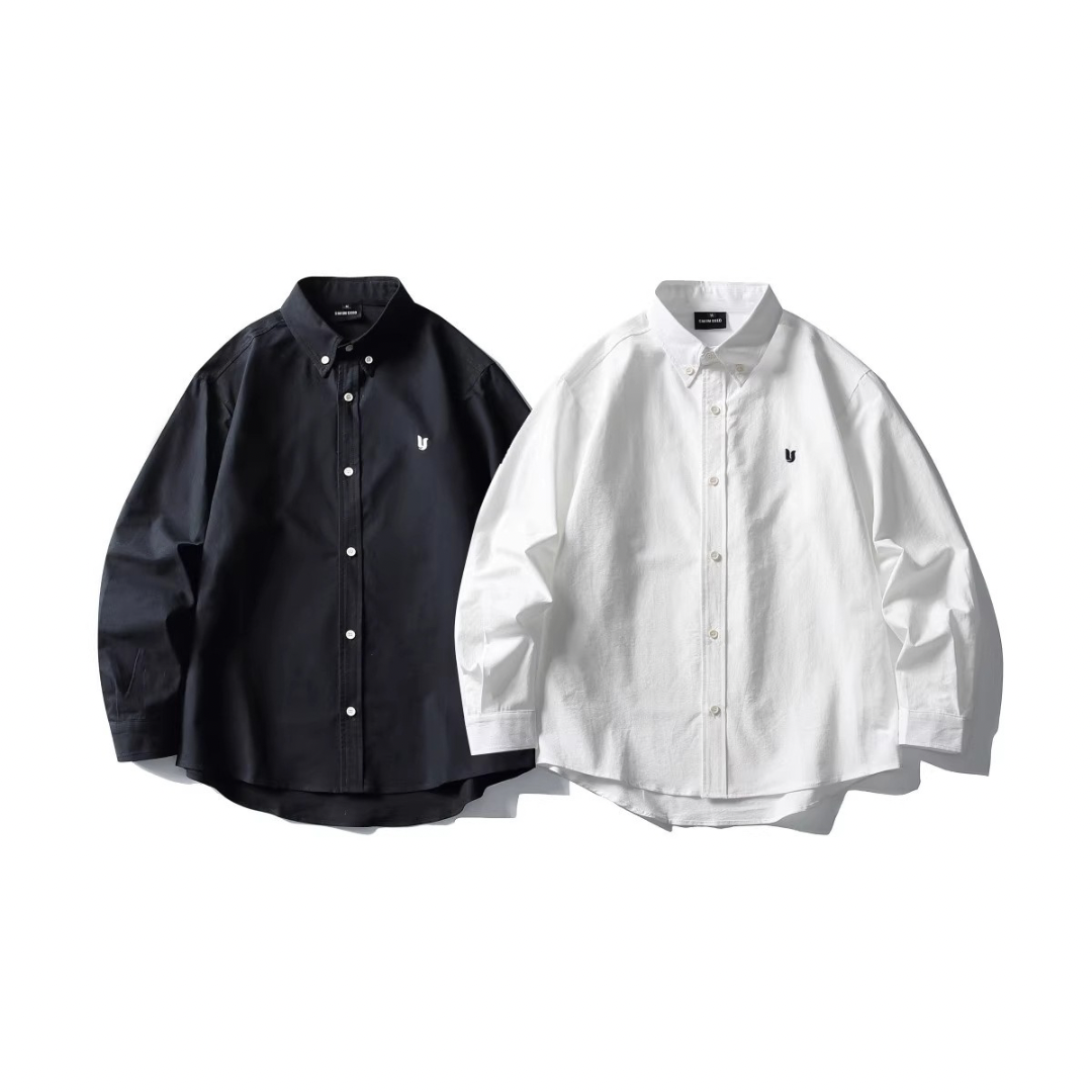 ワンポイント刺繍 ブロードシャツ N1062