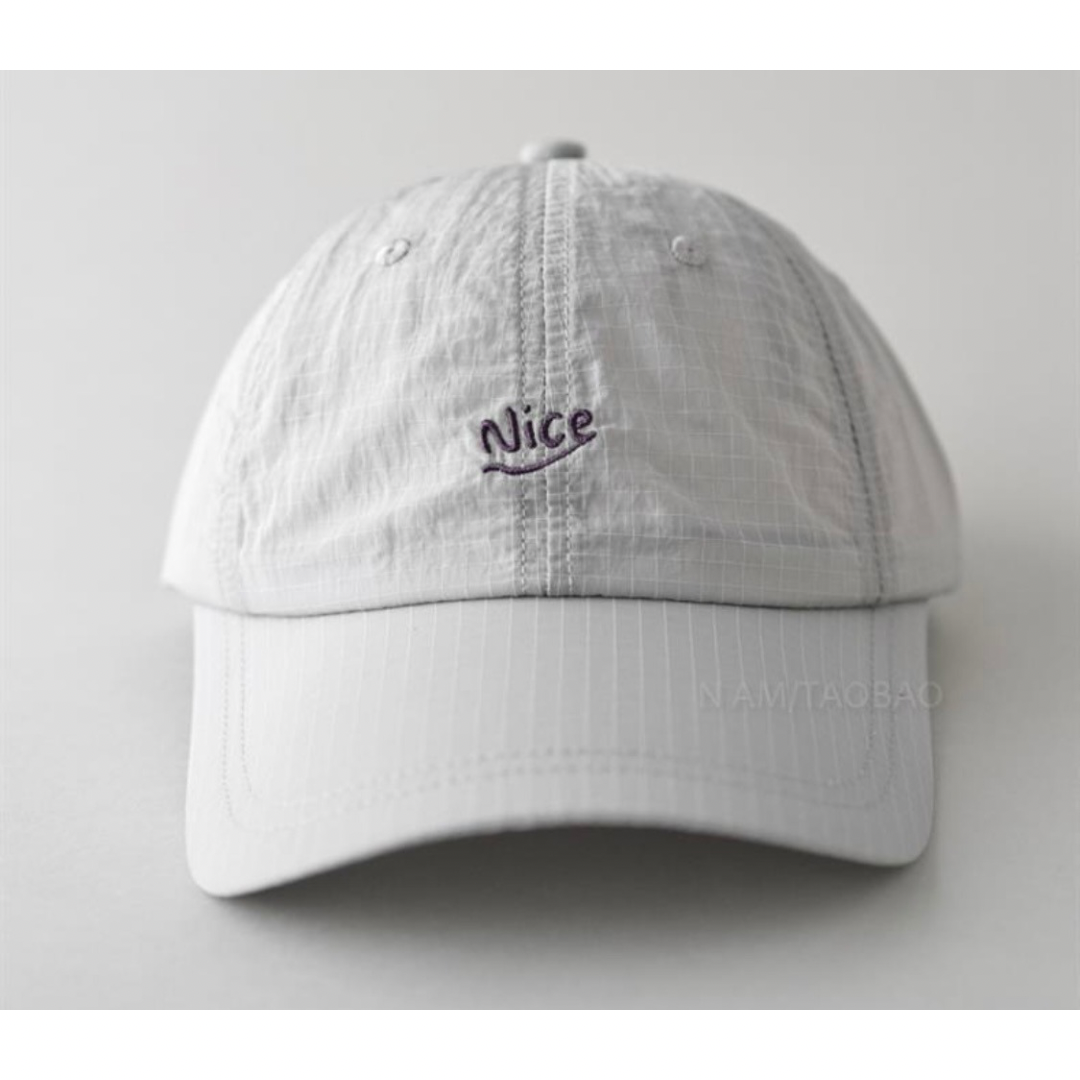 【Nice】リップストップ 6パネル キャップ N473