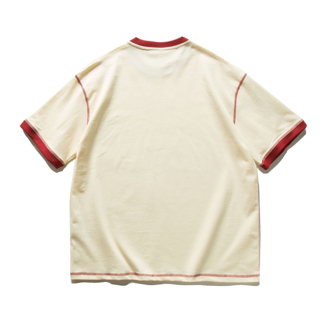 【I’m working】リンガー プリントTシャツ N353