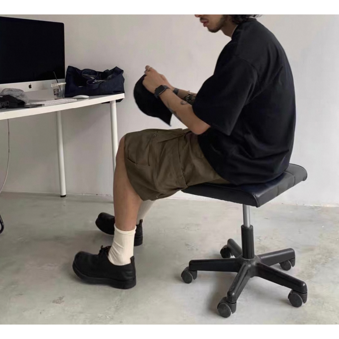 ベルテッド ユーティリティ ワイド ショートパンツ N284