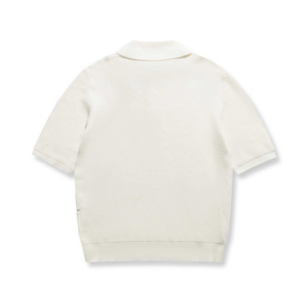 ワッフルニット ポロシャツ N359