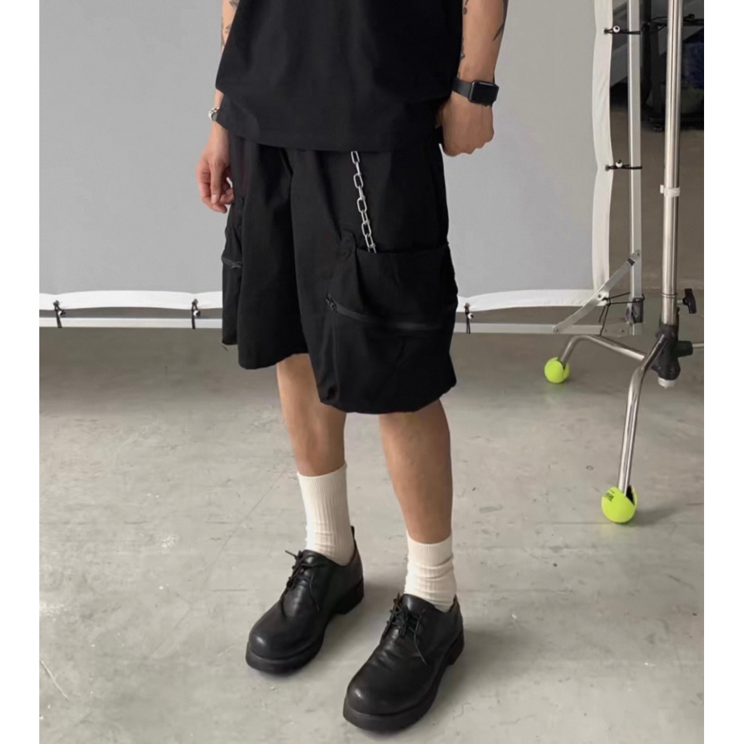 ベルテッド ユーティリティ ワイド ショートパンツ N284