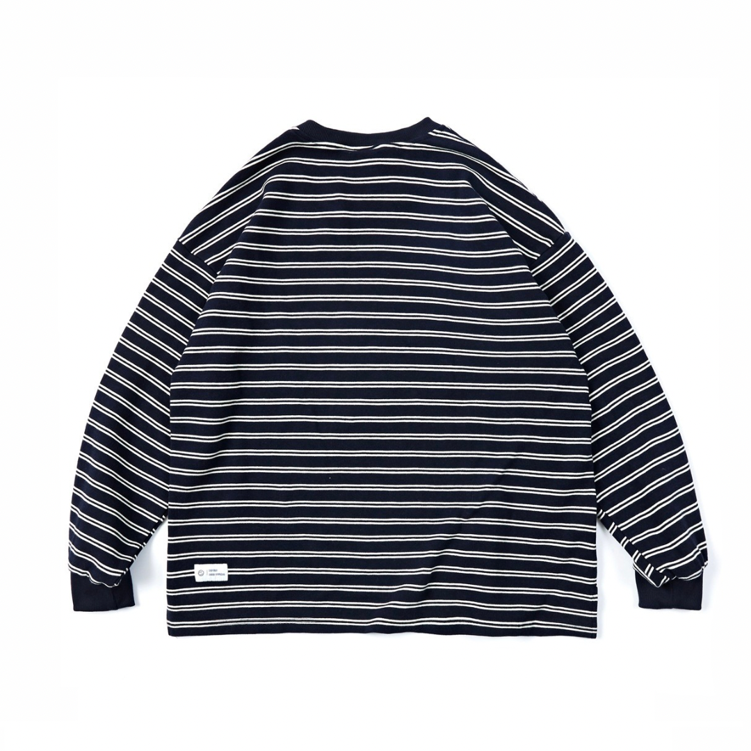 カノコボーダー ストレッチ ロングスリーブ Tシャツ N107