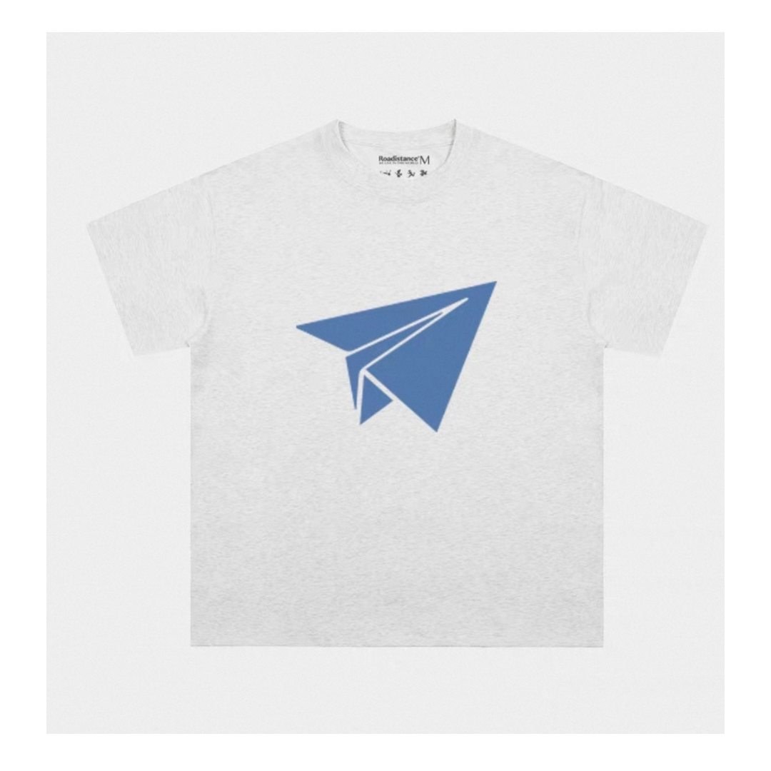 Paper Airplane 高機能ソロナ プリントTシャツ N471