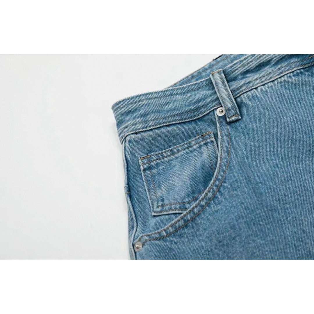 ブルーデニム ワイド カーゴパンツ N511