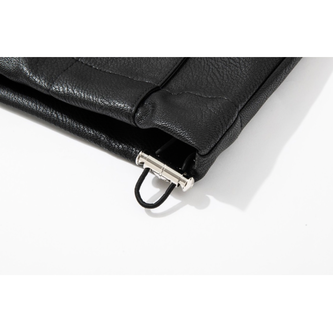 PUレザー スタンドカラージャケット N913