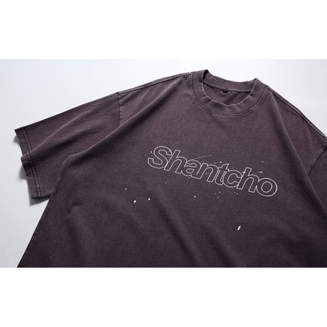 【Shantcho】ペイント フェードTシャツ N337