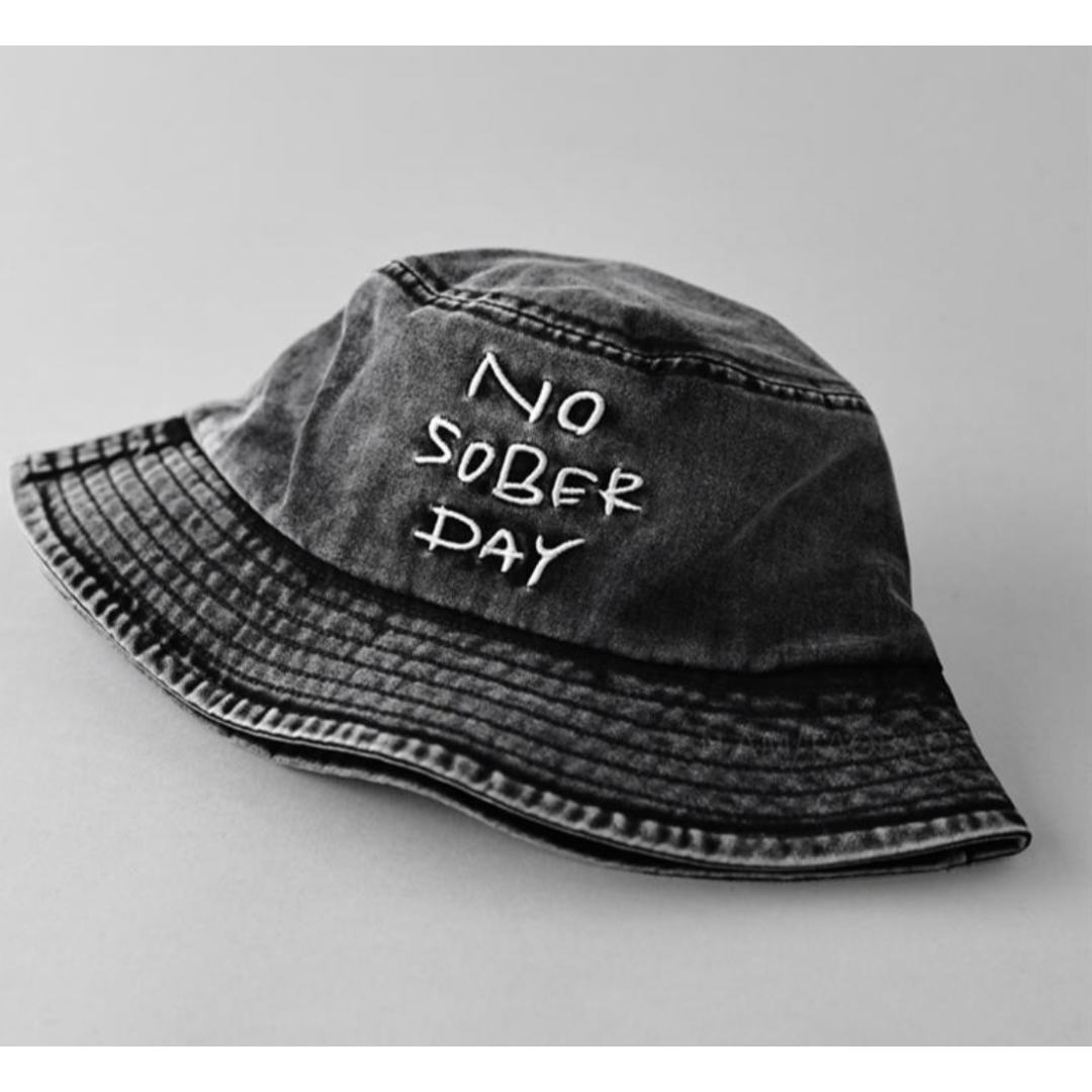 【NO SOBER DAY】エンブロイダリー バケットハット N481