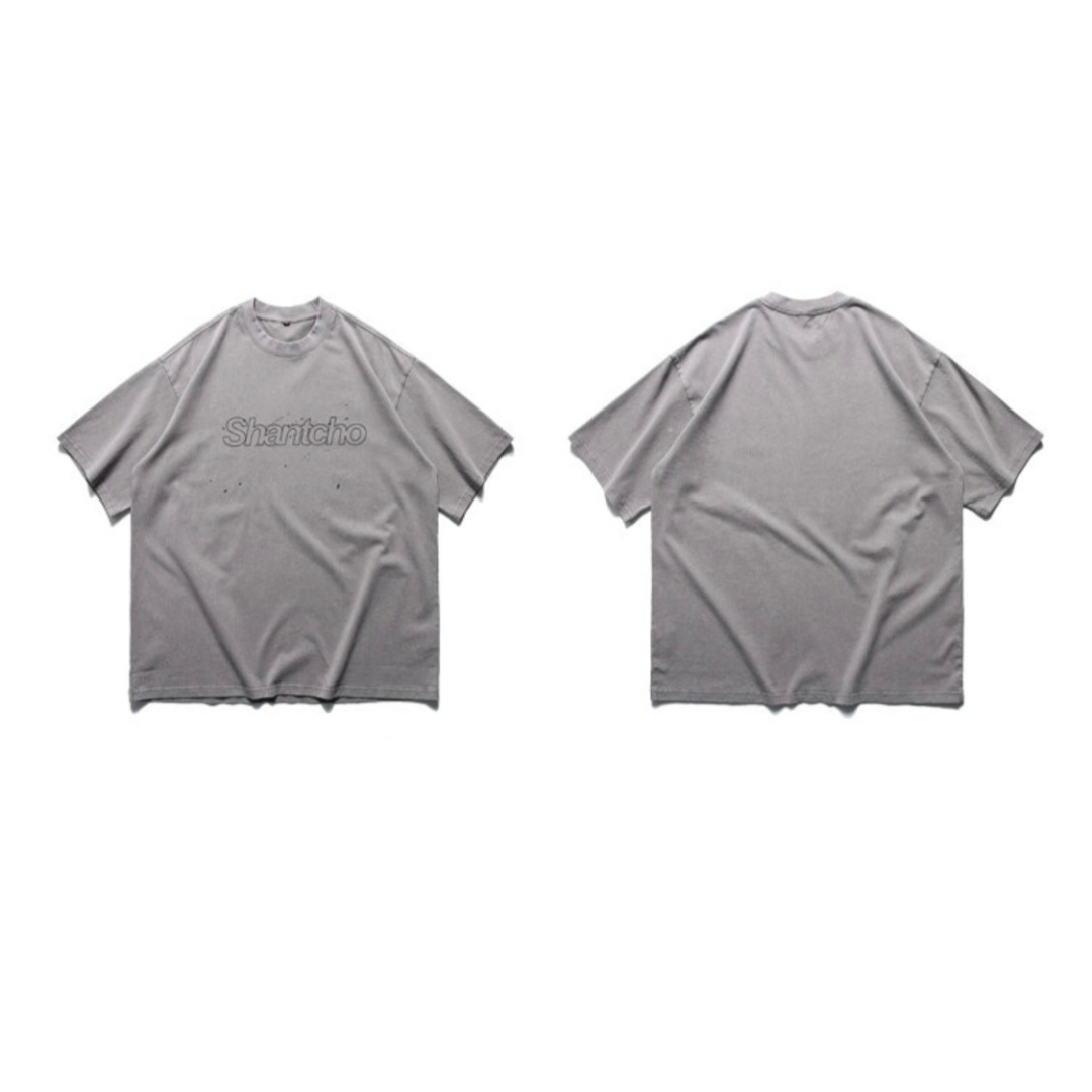 【Shantcho】ペイント フェードTシャツ N337