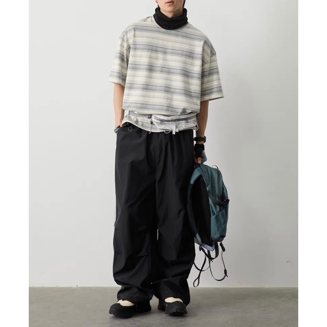 サイドジップ ベンチレーション ワイドパンツ N331