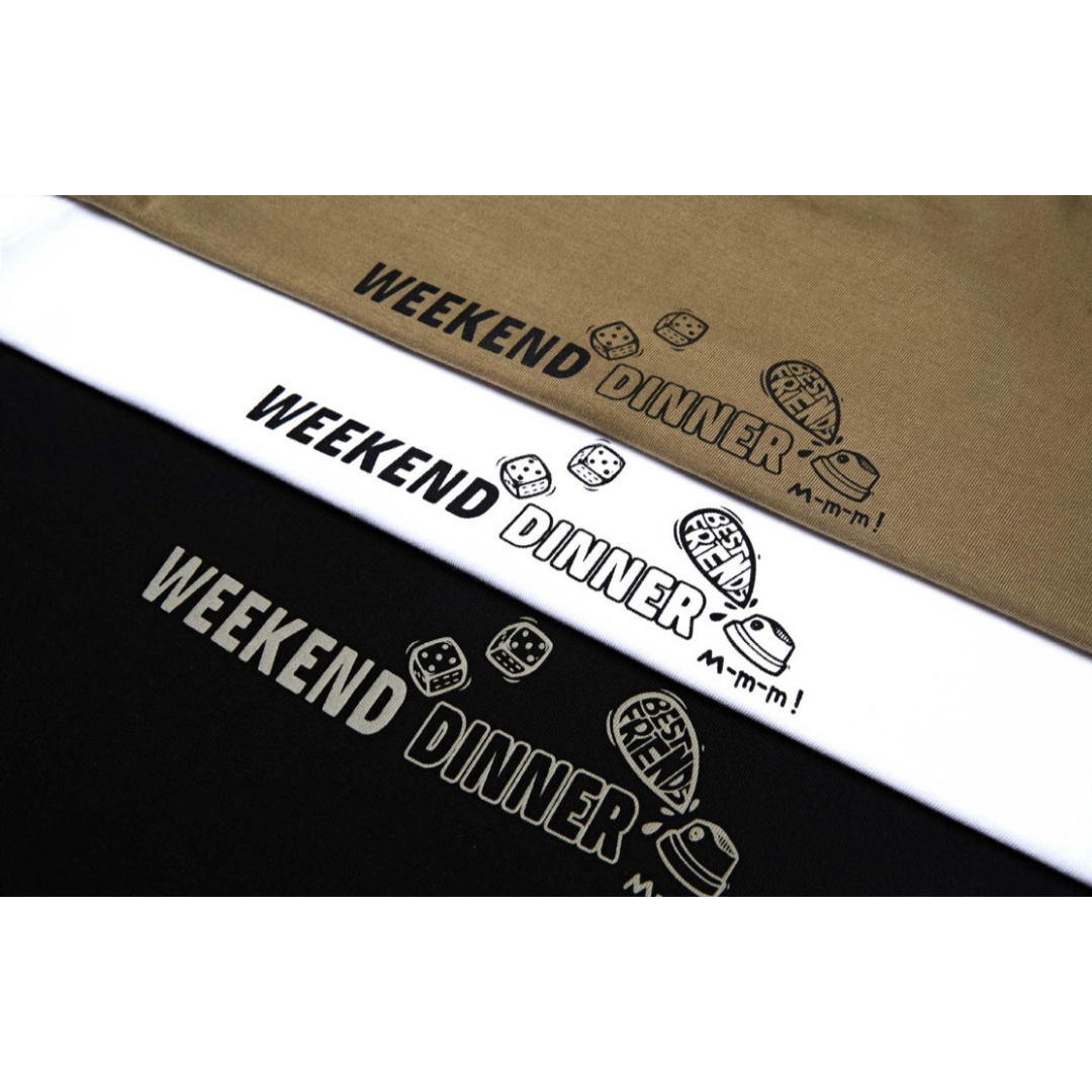 【WEEKEND DINNER】プリントTシャツ N280
