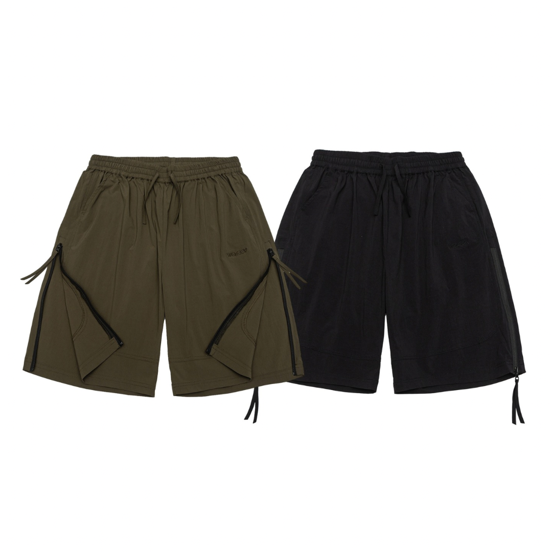 サイドジップ ハイストレッチ ショートパンツ N344