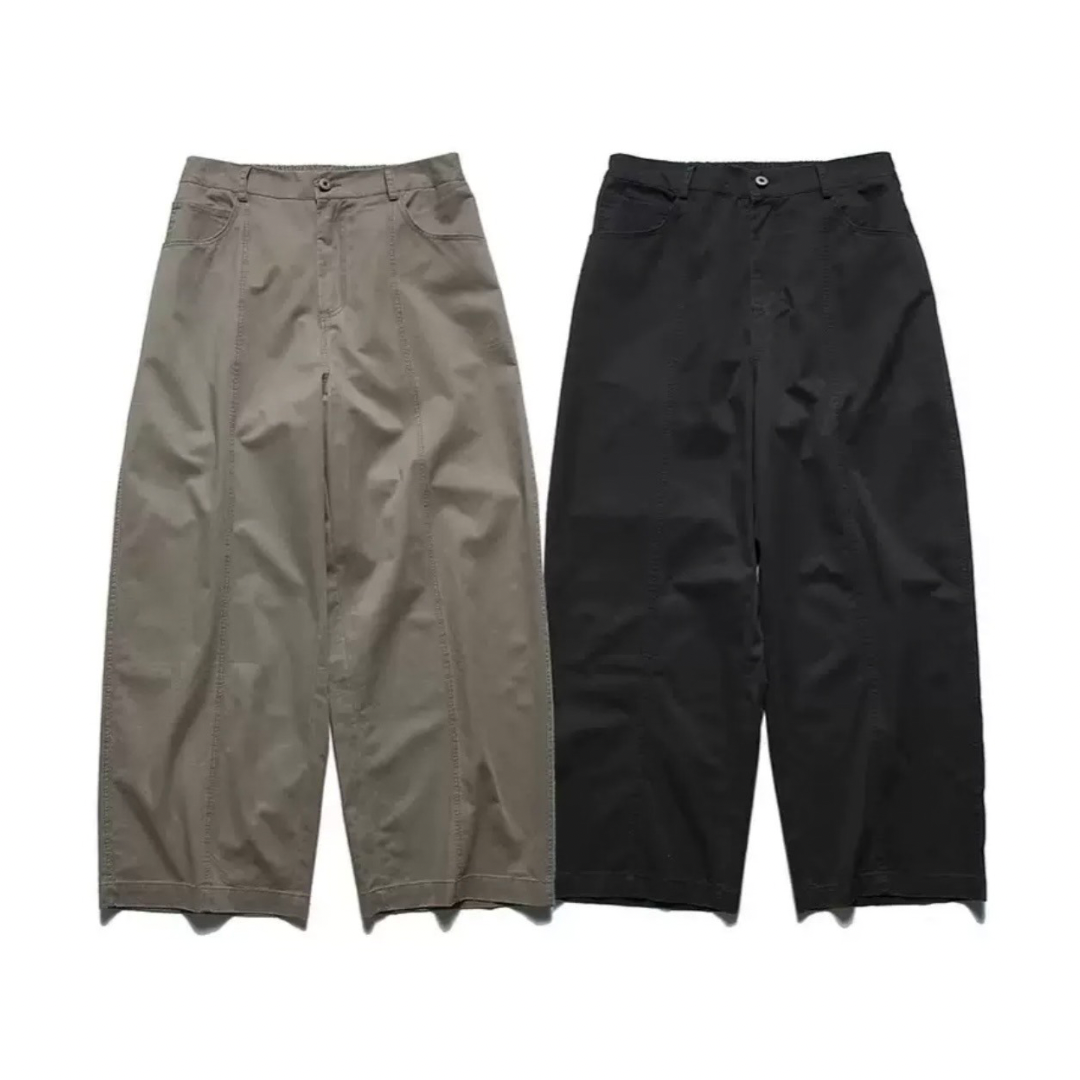コンパクトツイル センタータック ワイドパンツ N1288