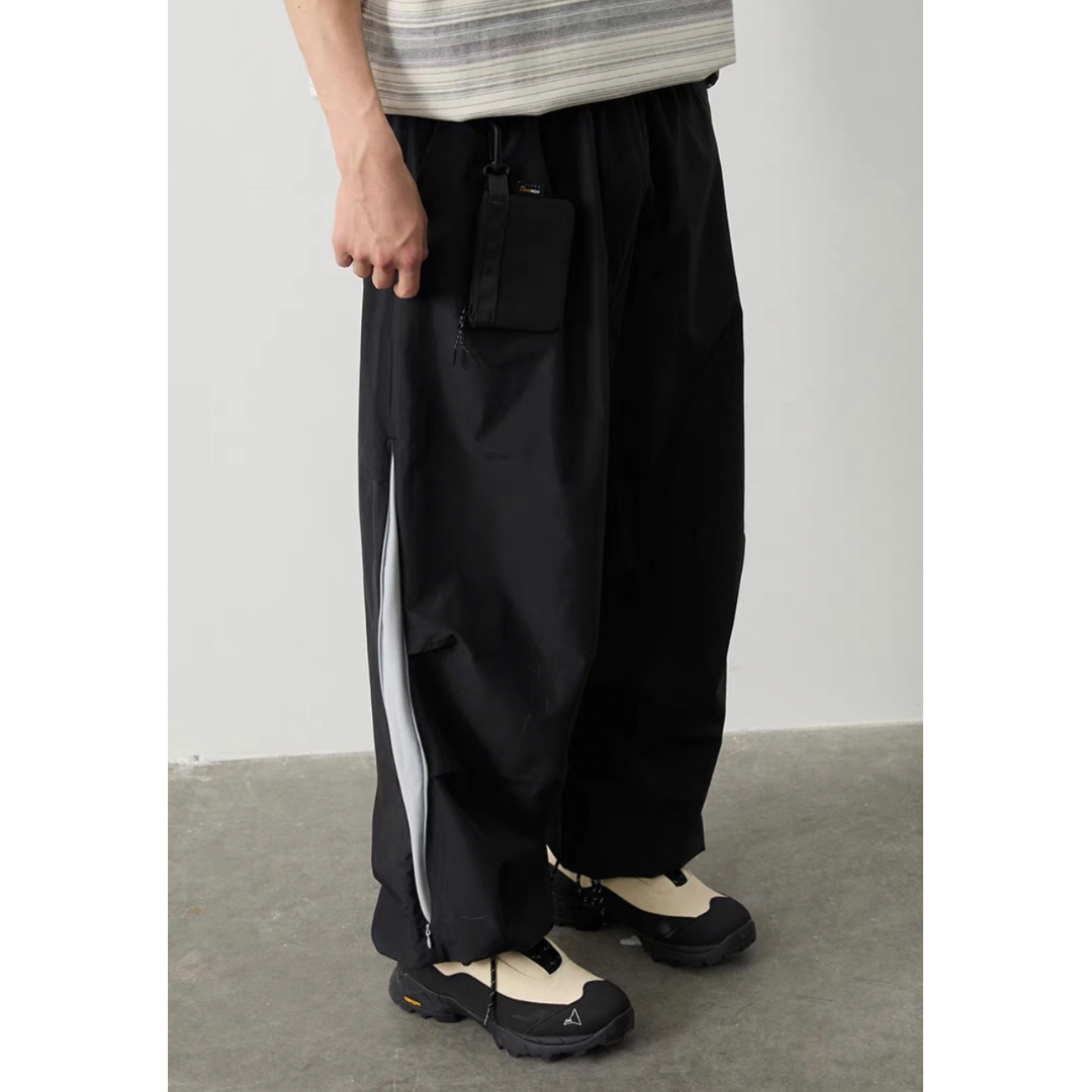サイドジップ ベンチレーション ワイドパンツ N331