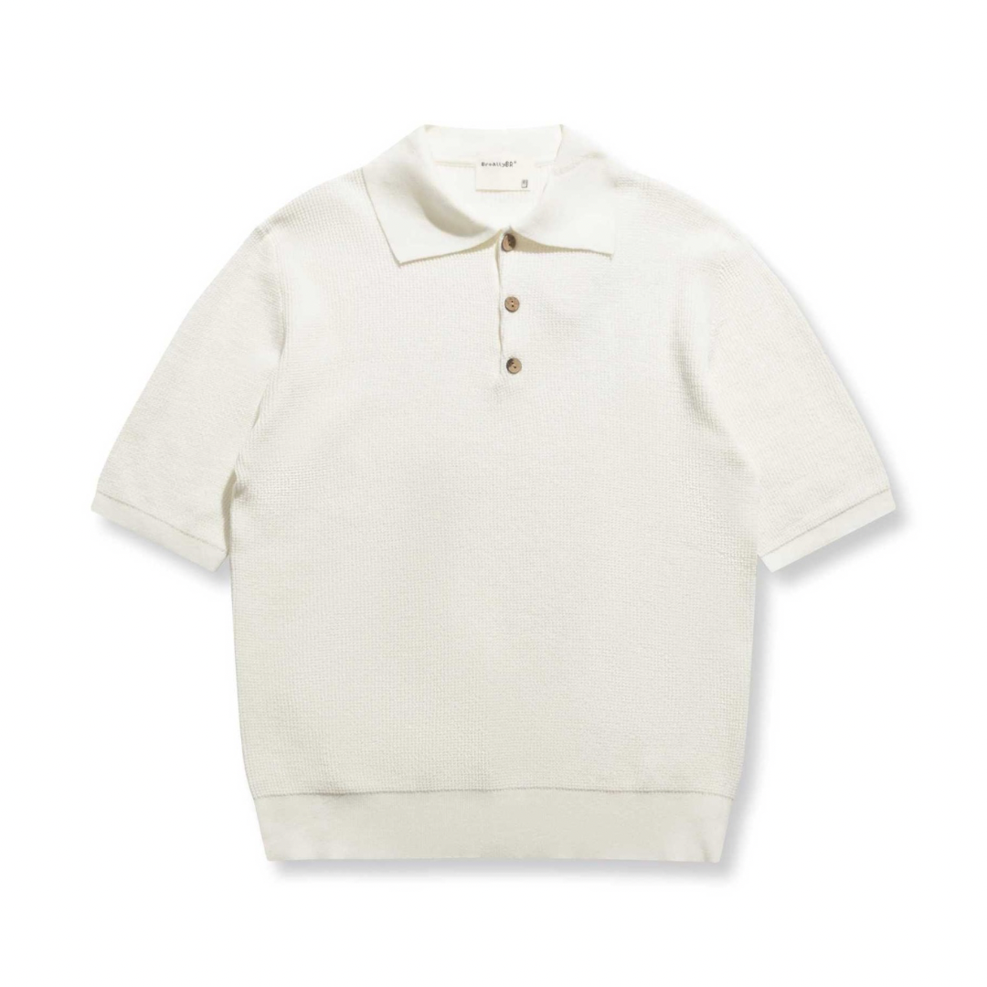 ワッフルニット ポロシャツ N359