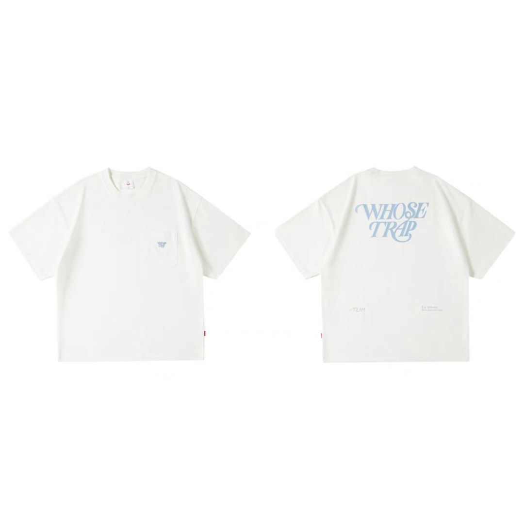 【WHOSE TRAP】プリントTシャツ N330