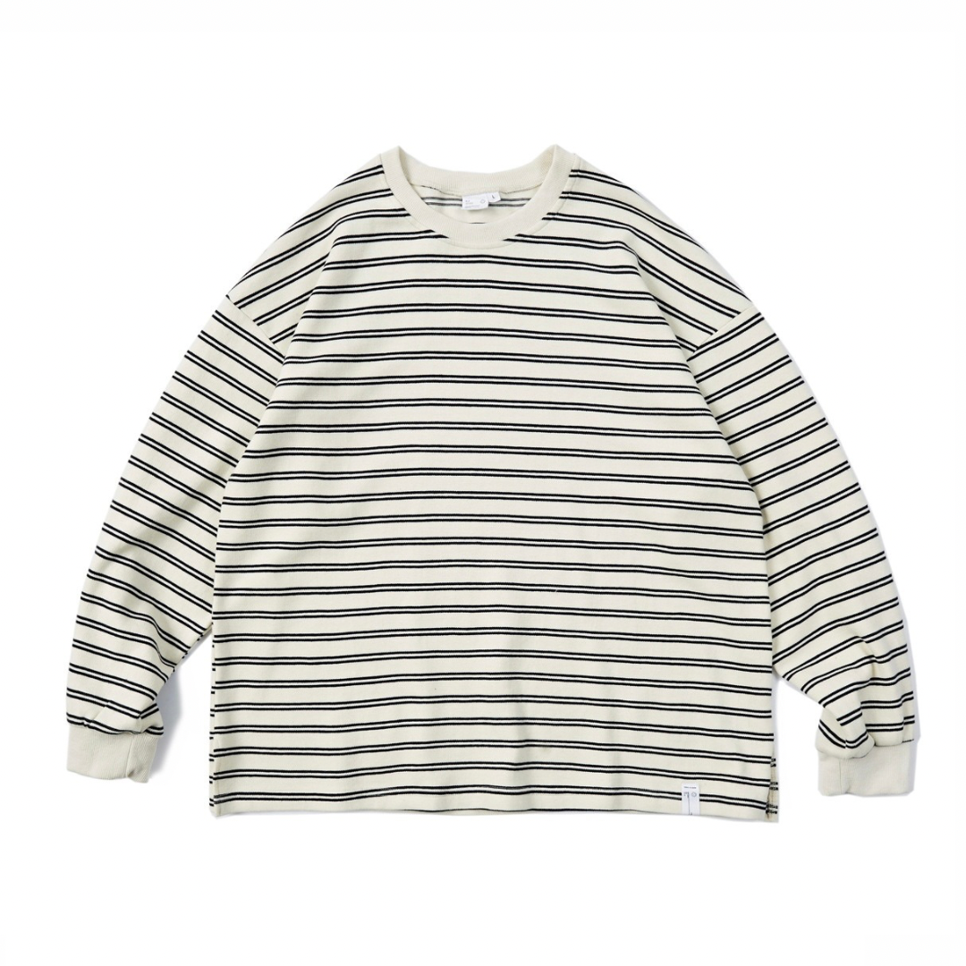 カノコボーダー ストレッチ ロングスリーブ Tシャツ N107