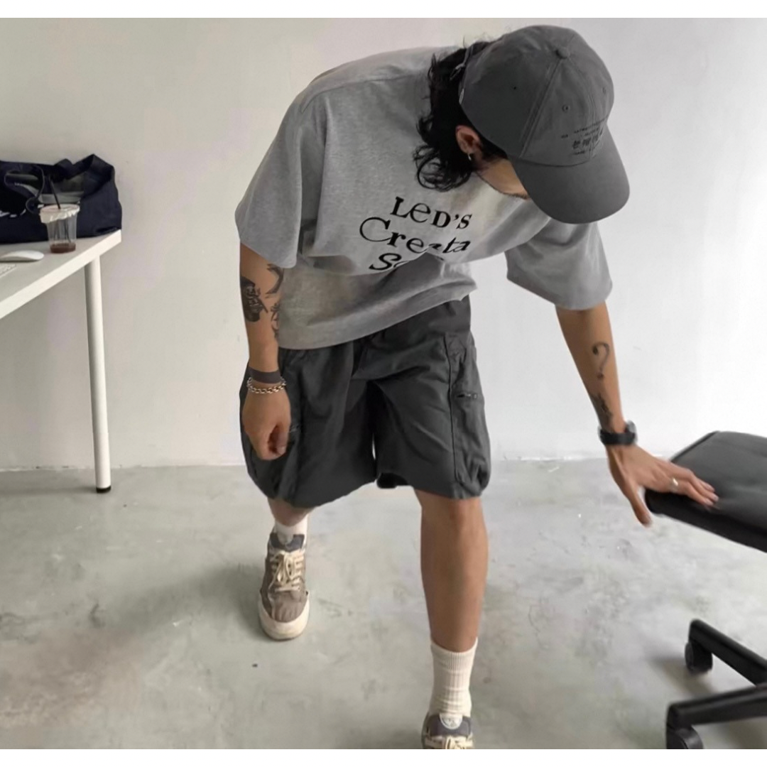 ベルテッド ユーティリティ ワイド ショートパンツ N284