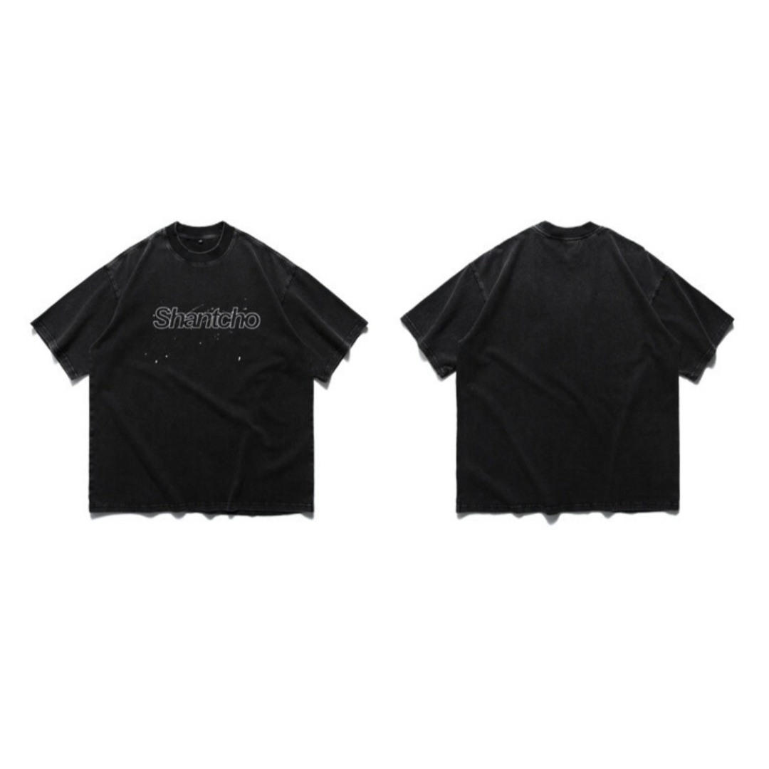 【Shantcho】ペイント フェードTシャツ N337