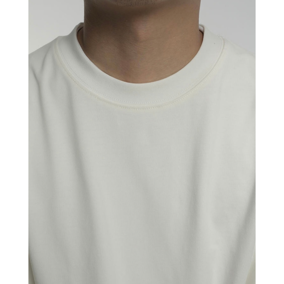 コットンポリ ヘムロゴプリント 長袖Tシャツ N793