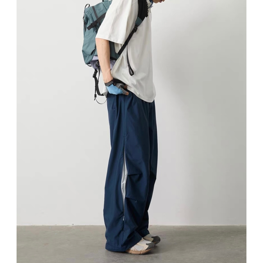 サイドジップ ベンチレーション ワイドパンツ N331