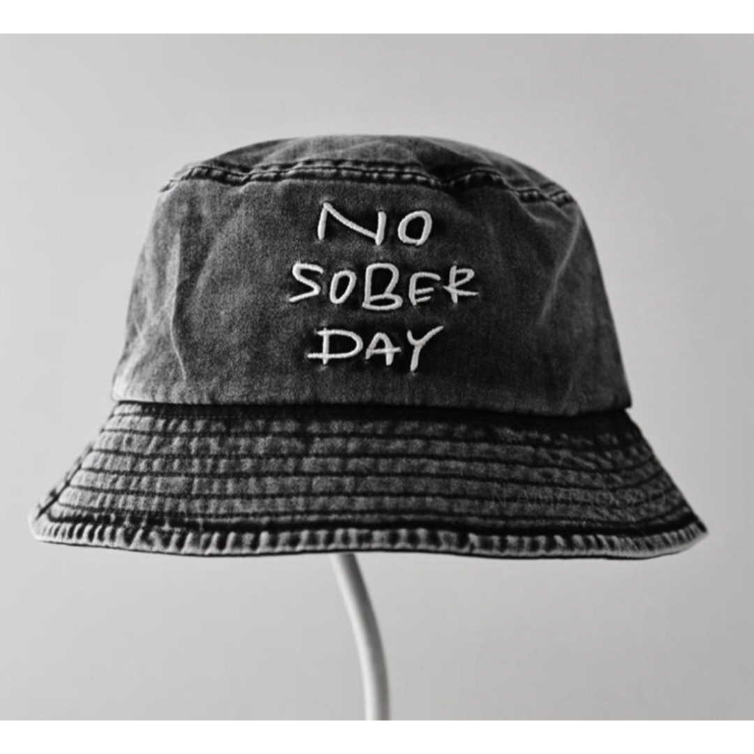 【NO SOBER DAY】エンブロイダリー バケットハット N481