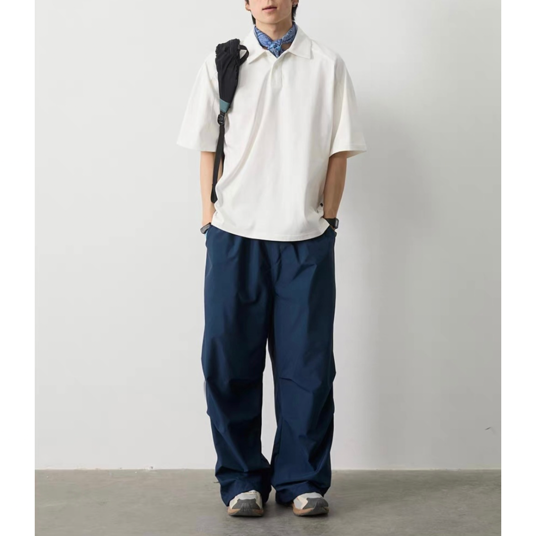 サイドジップ ベンチレーション ワイドパンツ N331