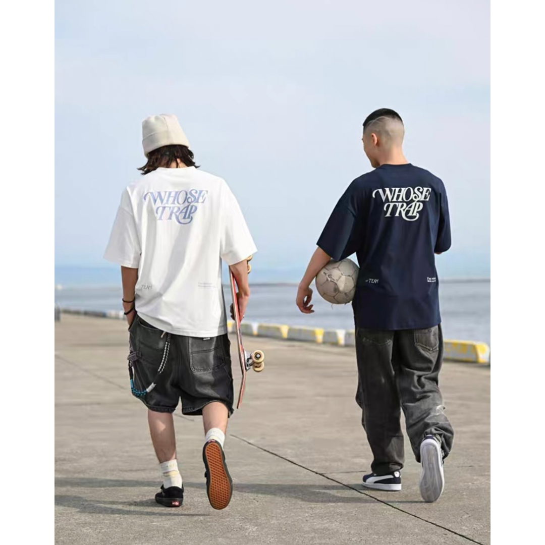 【WHOSE TRAP】プリントTシャツ N330