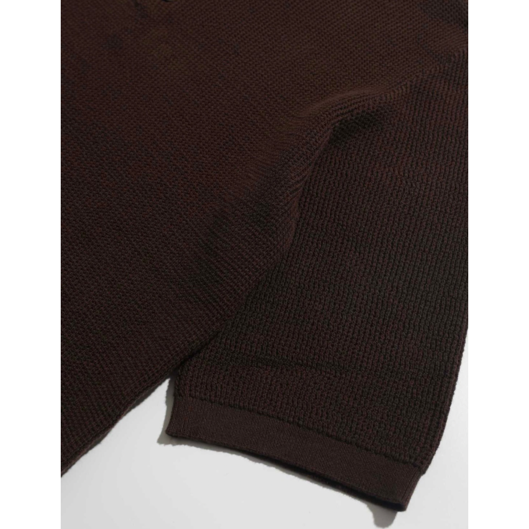 ワッフルニット ポロシャツ N359