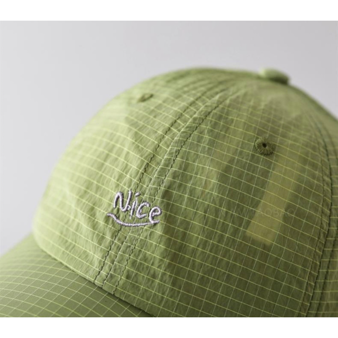 【Nice】リップストップ 6パネル キャップ N473