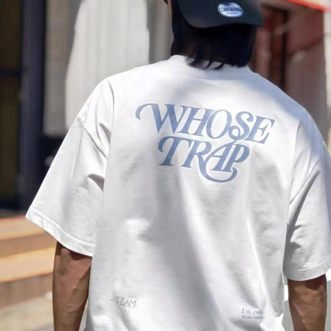 【WHOSE TRAP】プリントTシャツ N330