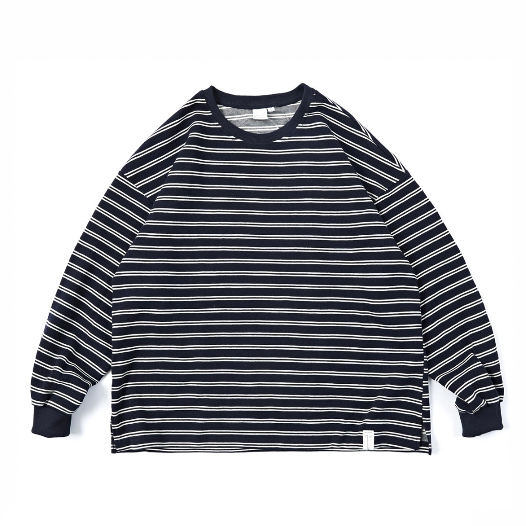 カノコボーダー ストレッチ ロングスリーブ Tシャツ N107