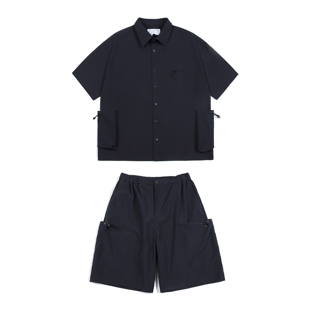 ポリエステル サイドポケット ショートパンツ(セットアップ可) N399