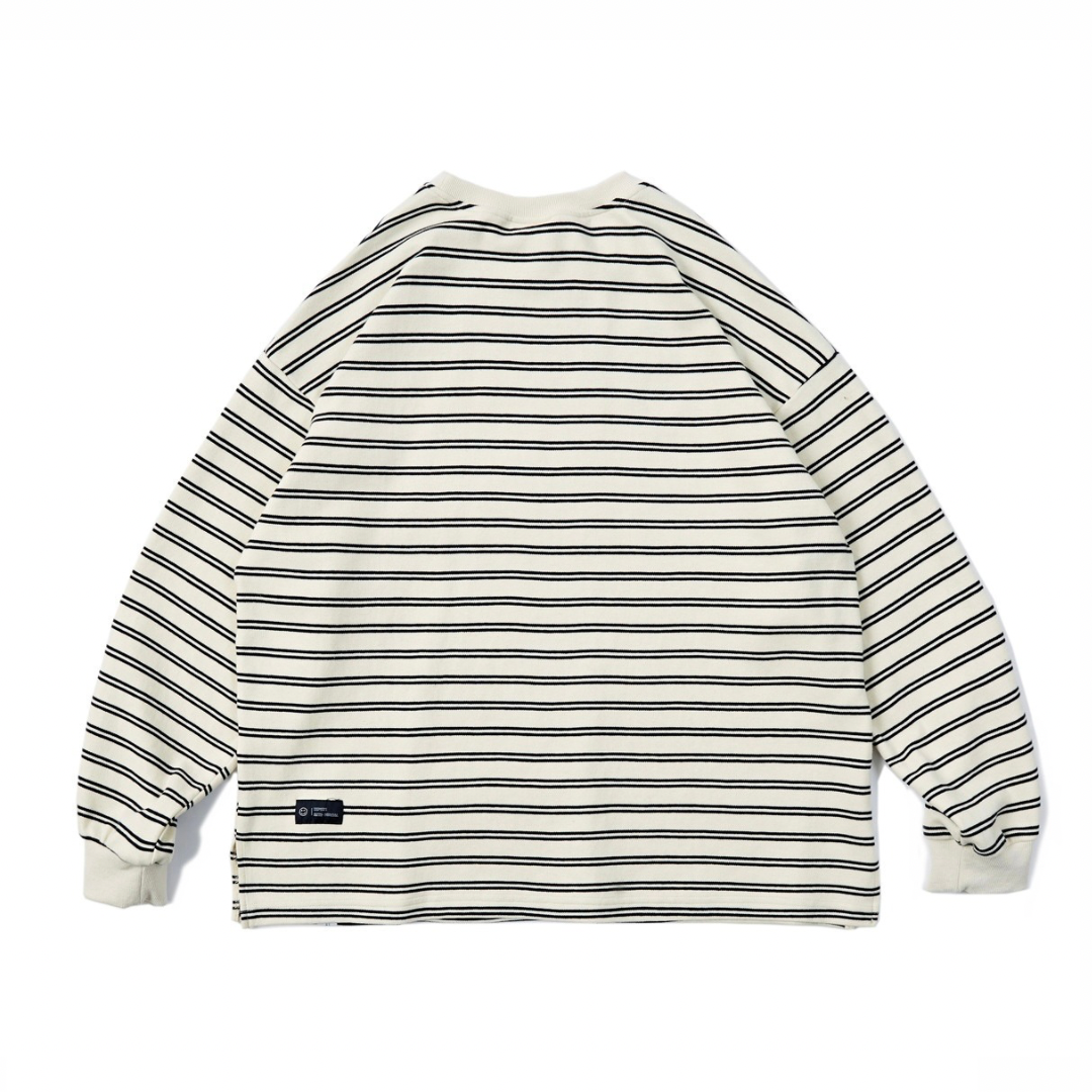 カノコボーダー ストレッチ ロングスリーブ Tシャツ N107
