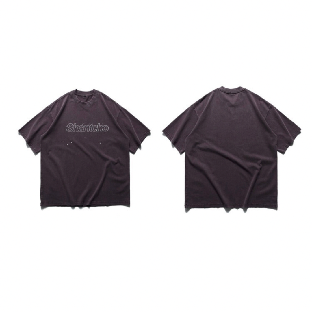 【Shantcho】ペイント フェードTシャツ N337