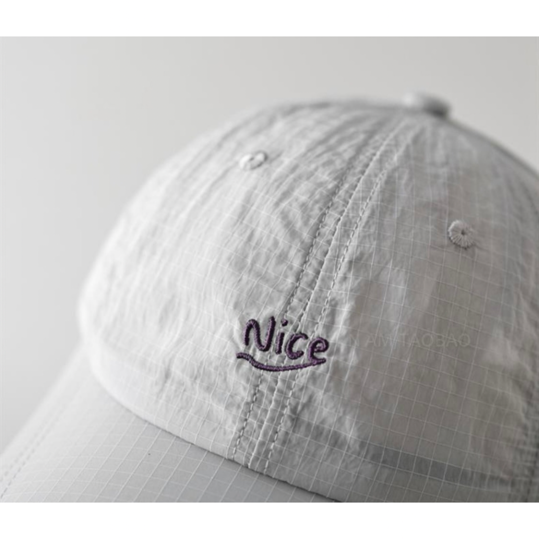 【Nice】リップストップ 6パネル キャップ N473