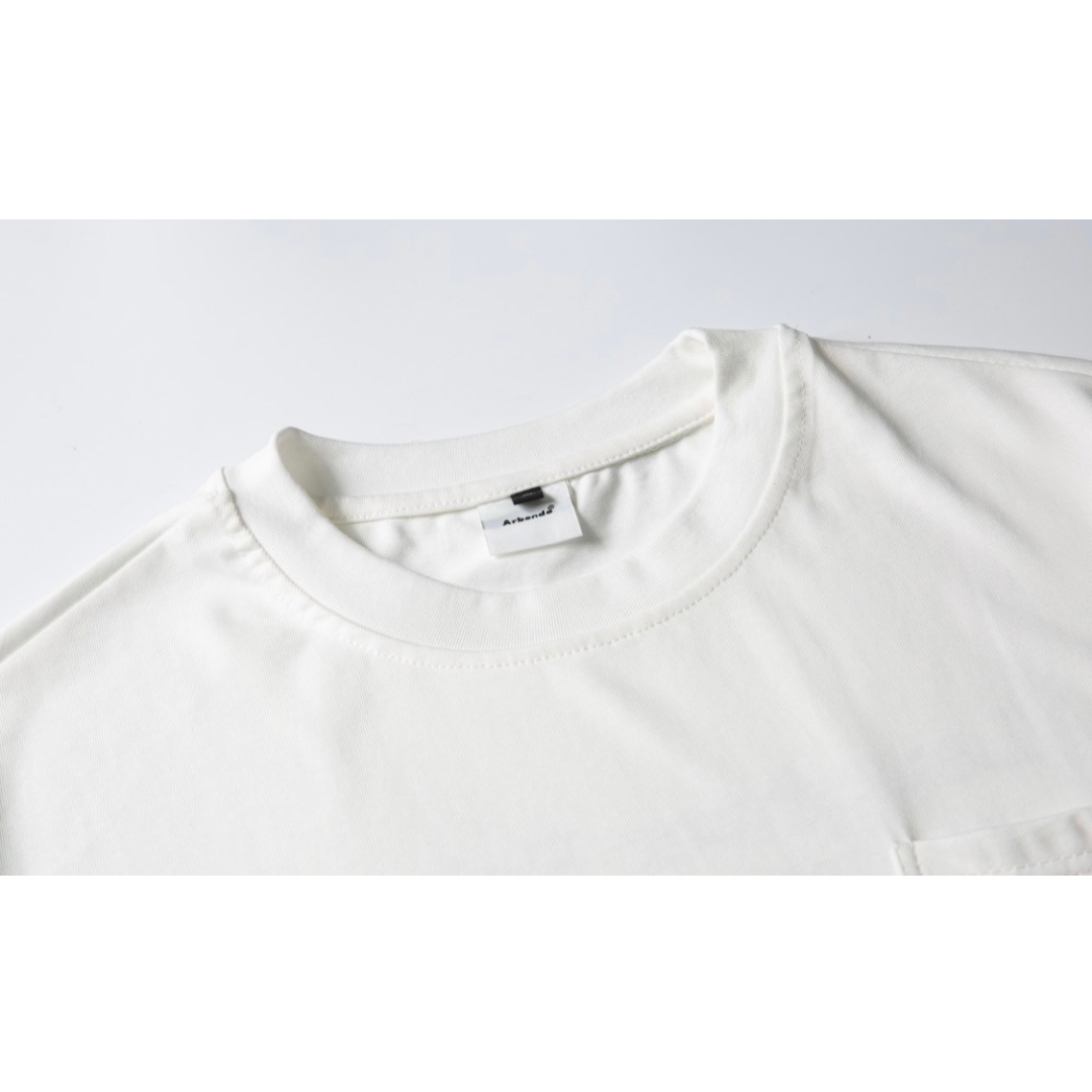 【Laughter Echoes】ミニマルプリント Tシャツ N315