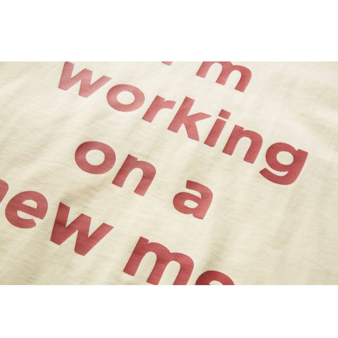 【I’m working】リンガー プリントTシャツ N353