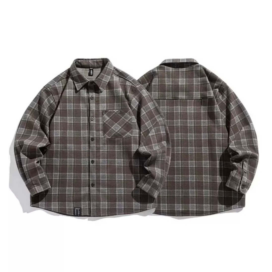 ストレッチポリ チェック ネルシャツ N1216