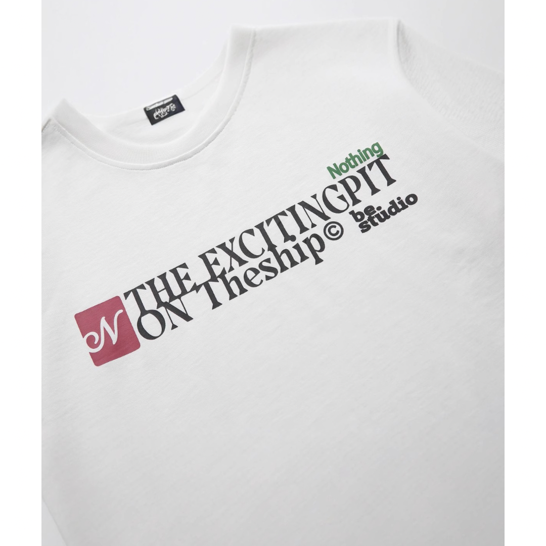 【THE EXCITINGPIT】プリント Tシャツ N381