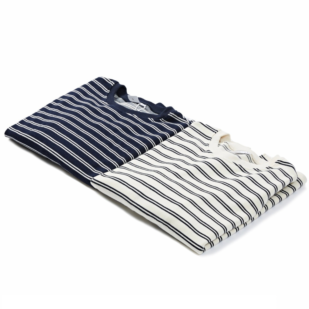 カノコボーダー ストレッチ ロングスリーブ Tシャツ N107