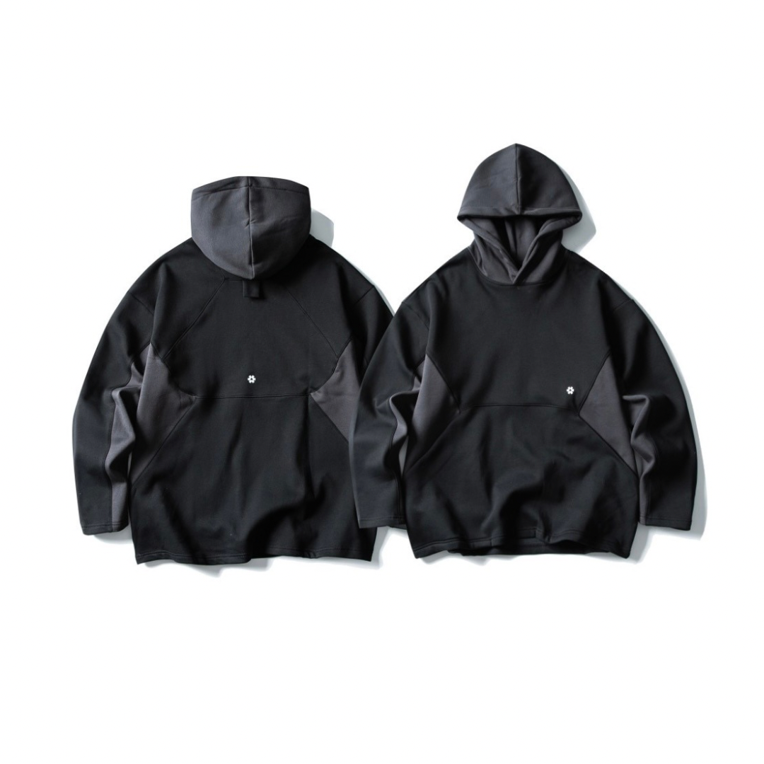 ストレッチ ポリコットン フードパーカー N980