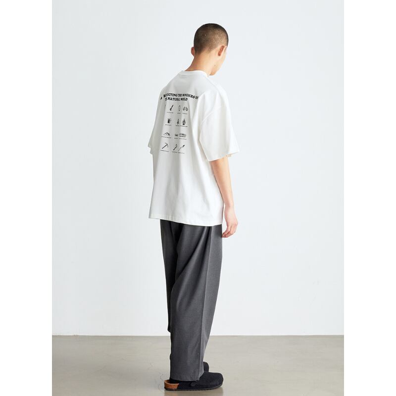 【Vavu】吸汗速乾 ソロナクール イラストTシャツ B450